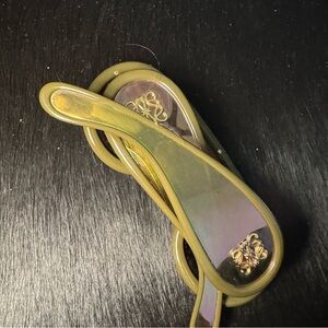Loewe Green and Gold Sunglasses with Signature Design